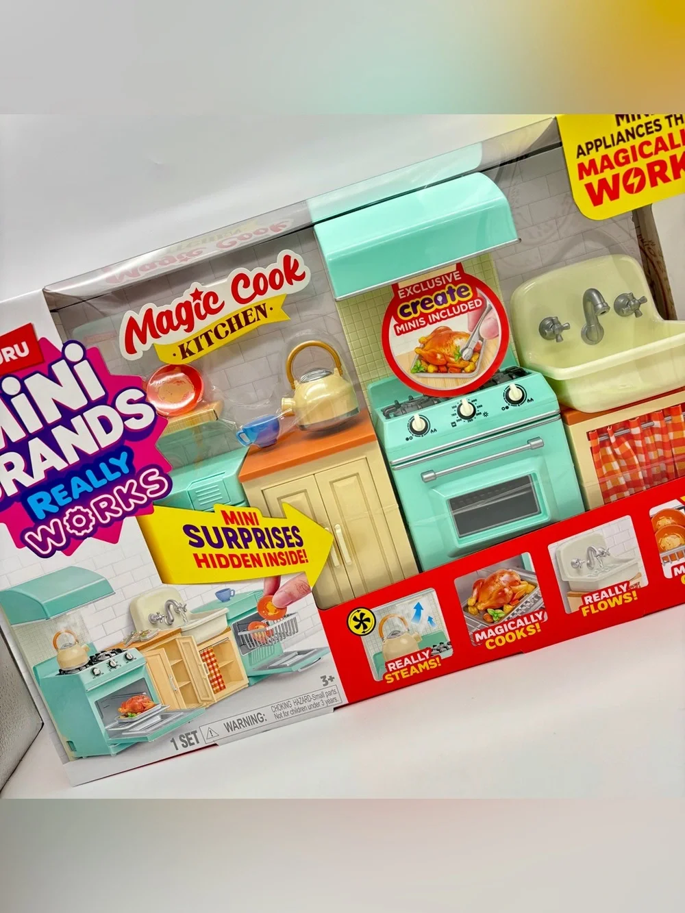 Mini Brands Really Works Magic Cook Kitchen Play Set by Zuru NEW